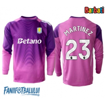 Aston Villa Emiliano Martinez #23 Portarii Tricou Fotbal Replică 2025-26 Barbati Treilea Mâneci Lungi